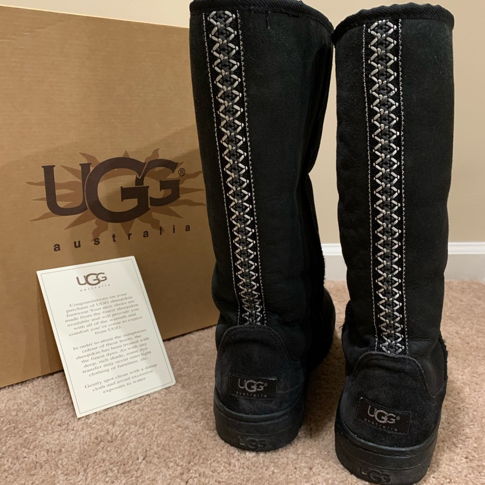 UGG Ultra Tall Boots Black Size 10